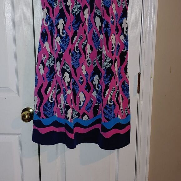 Crown & Ivy Nautical Seahorse halter dress  Sz 3X NWT - Picture 2 of 5